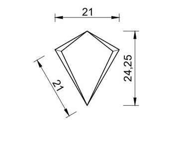 Corkbee 3D Eco Wall Panel Panel Цвет воздушных змеев