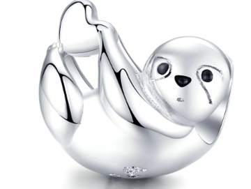 CHARMS PANDORA LENIWIEC sloth ZWIERZOGRÓD