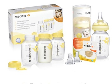 Medela Calma 150 ml +Butelki 3x150ml +2x Smoczek S