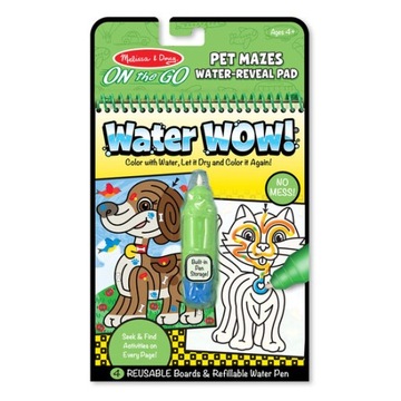 Kolorowanka wodna WATER WOW Labirynt zwierzęta