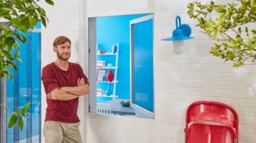 Москитная сетка tesa Comfort на окно 1,2 х 2,4 м, белая