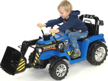 ТРАКТОР С АККУМУЛЯТОРОМ 12В 2х45ВТ + ЭКСКАВАТОР + ДИСТАНЦИОННОЕ УПРАВЛЕНИЕ