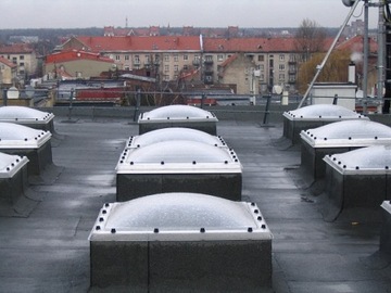 акриловый купол, мансардное окно 90х90