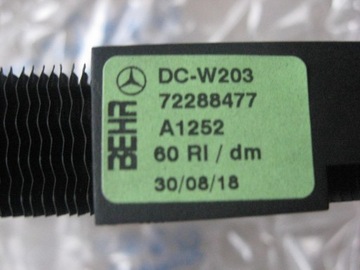 ОХЛАДИТЕЛЬ ТОПЛИВА - MERCEDES C CLASS W203 - НОВЫЙ