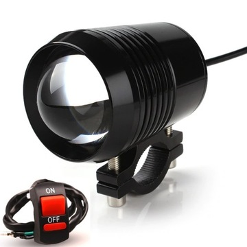 LAMPA HALOGEN LIGHTBAR LED CREE U2C + PRZEŁĄCZNIK