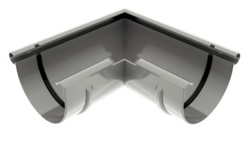 narożnik ZEWNĘTRZNY rynny 75 Ocean Cellfast SZARY