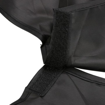 Фартук для стрижки бороды и бритья волос на лице, ЧЕРНЫЙ