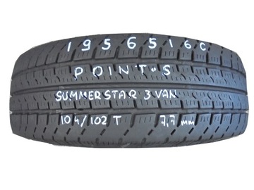 LETNIA 195/65/16C 195/65R16C POINT S SUMMERSTAR 3