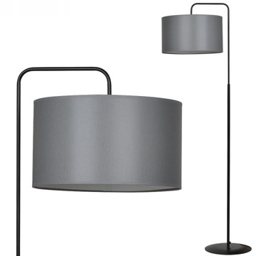 NOWOCZESNA LAMPA STOJĄCA PODŁOGOWA ABAŻUR TRAPO