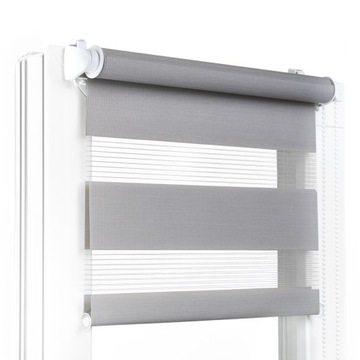 ROLETA DZIEŃ NOC 68x230 CM NAPINACZ RÓŻNE KOLORY