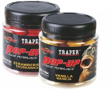 Kulki POP-UP TRAPER EXPERT Truskawka 18mm 50g
