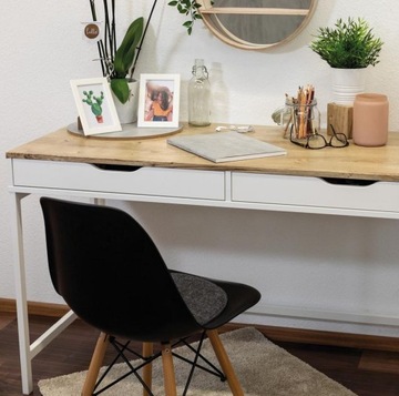 Самоклеящаяся мебельная пленка ПВХ под дерево ДУБ РИББЕК 45x50 DIY