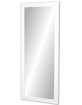 Lustro w ramie 130x50 białe i DUŻY WYBÓR KOLORÓW
