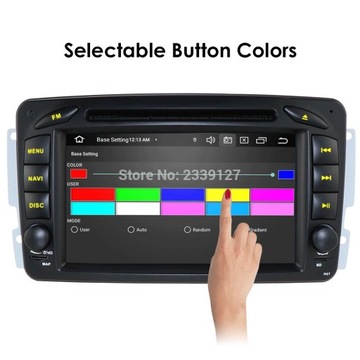 Радио 7 'Mercedes W209 Android 12 4/64 GPS WiFi