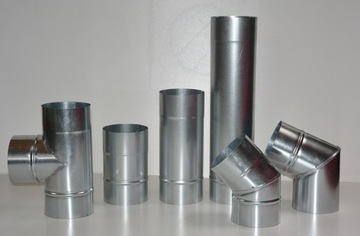 ТРУБА ВЕНТИЛЯЦИОННАЯ ОЦИНКОВАННАЯ FI 110 1 (м)