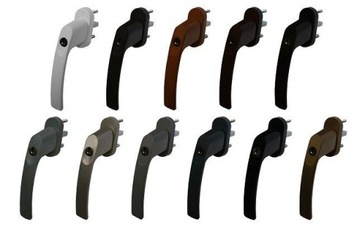 Оконная ручка с замком с ключом и замком