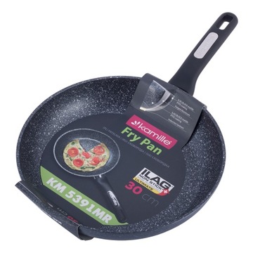 PATELNIA Z POWŁOKĄ MARMUROWĄ GRUBA 30 CM INDUKCJA GAZ KAMILLE