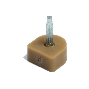 Fleki do butów z cienkim bolcem 2,4 mm Beżowe 7x7