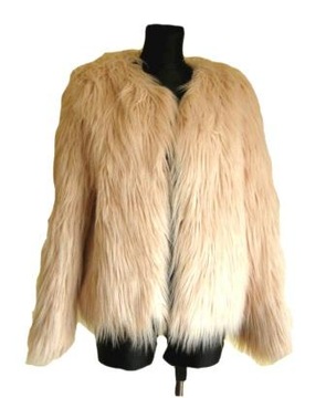 MISSGUIDED jNOWA ideał KURTKA FUTRZANA FUTRO 38