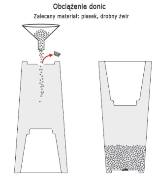 Цветочный горшок ILIA 42/90 см ИТАЛЬЯНСКИЙ высокий белый цветочный горшок