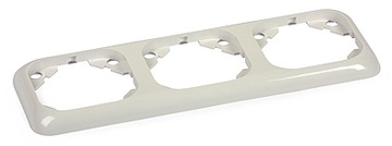 Ramka potrójna do gniazd abonenckich SATEL