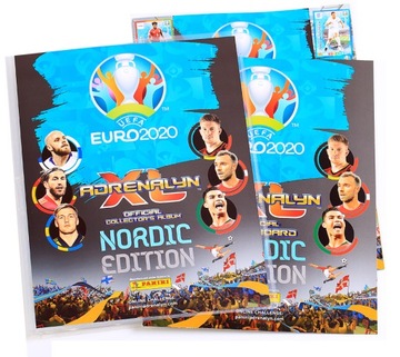 Duży ALBUM EURO NORDIC ALBUM na karty piłkarskie + plansza do gry UNIKAT