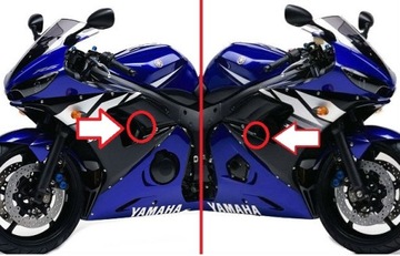 YAMAHA R6 YZF-R6 2003-2005 - ТВЕРДЫЕ АВАРИЙНЫЕ НАКЛАДКИ