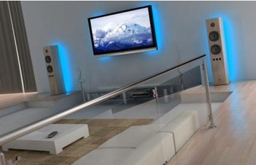 TAŚMA LED KOLOROWA WODOODPORNA 5M RGB + PILOT + BATERIA + ZASILACZ