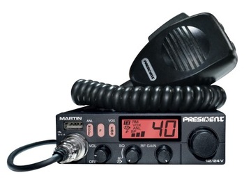 CB RADIO PRESIDENT WALKER II ASC USB КСВ-метр