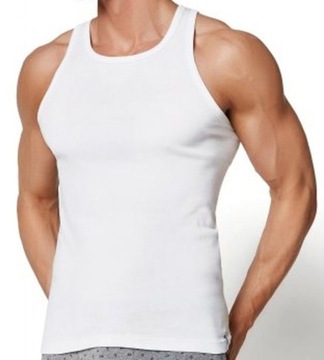 Podkoszulek PODKOSZULKA MĘSKE - prążek produkt polski r XL