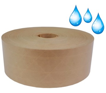 АРМИРОВАННАЯ БУМАЖНАЯ ЛЕНТА С ВОДОАКТИВИРУЕМЫМ КЛЕЙКОМ