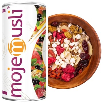MUSLI MALINOWA LEKKOŚĆ BEZ GLUTENU ZDROWY ORGANIZM