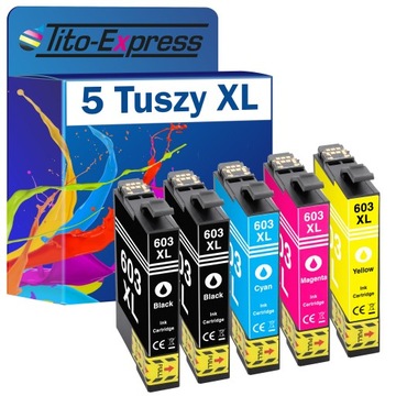 5x Tusz 603 XL do EPSON XP-2150 XP-3150 XP-4150