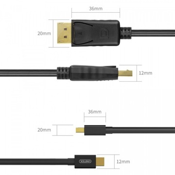miniDisplayPort — кабель DisplayPort v1.2 4K, 2 м
