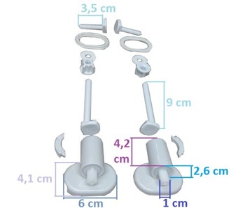 Петли с плавным закрыванием для плит Cersanit K99-0099