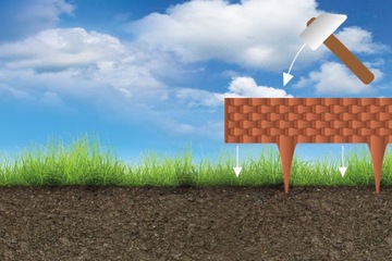 Частокол КАМЕНЬ АНТРАЦИТ, декор