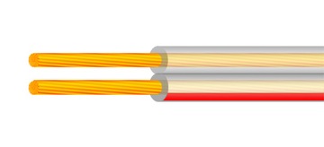 Кабель Аудио LED-кабель для динамиков 2x1,00 мм CCA 1 м