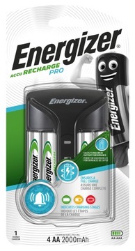 ЗАРЯДНОЕ УСТРОЙСТВО AAA AA ENERGIZER + 4 БАТАРЕИ AA 2000