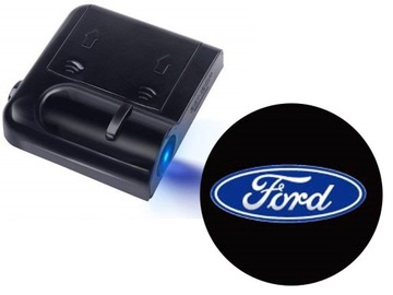ŚWIATŁA LED POWITALNE LOGO FORD BEZPRZEWODOWE 3D