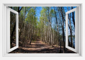 3D фотообои на флизелине «Окно Пейзаж» kr-19-o