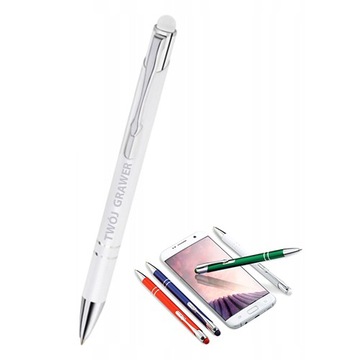 DŁUGOPISY REKLAMOWE COSMO TOUCH PEN GRAWER 100 SZT
