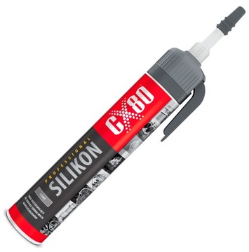 CX80 SILIKON PROFESJONALNY SZARY +380 st. EKOLOGIA