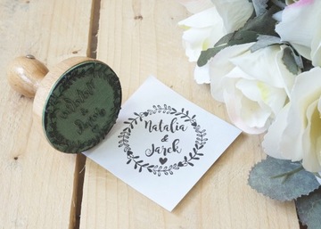 Ручной штамп 15 мм для купонов с ЛОГОТИПОМ