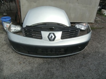 RENAULT ESPACE 4 ZDERZAK MASKA BLOTNIK PRZOD SREBR