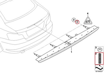 PRUŽINA TŘETÍHO SVĚTLA STOP BMW OE 63257211238