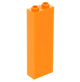 06720 LEGO 2454 4523635 brick - pomarańczowy 1szt