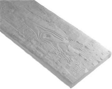 Deska Rustykalna ciosana, deska dekoracyjna 260x20x3 cm - biała
