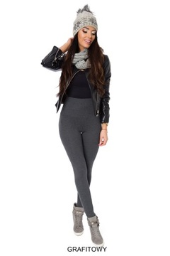 УТЕПЛЕННЫЕ Леггинсы x 3 шт. с высокой талией P1Z M/38