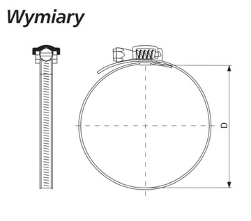 Зажим ТКС-135, регулируемый зажим-застежка