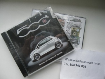Fiat 500 польское руководство по ремонту, компакт-диск Fiat 500 Orig